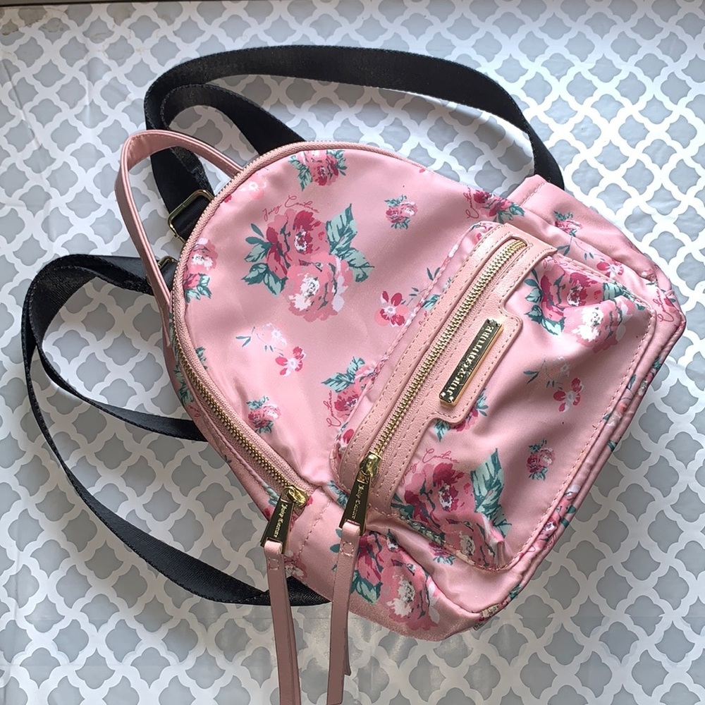 JUICY COUTURE Pink Floral Backpack